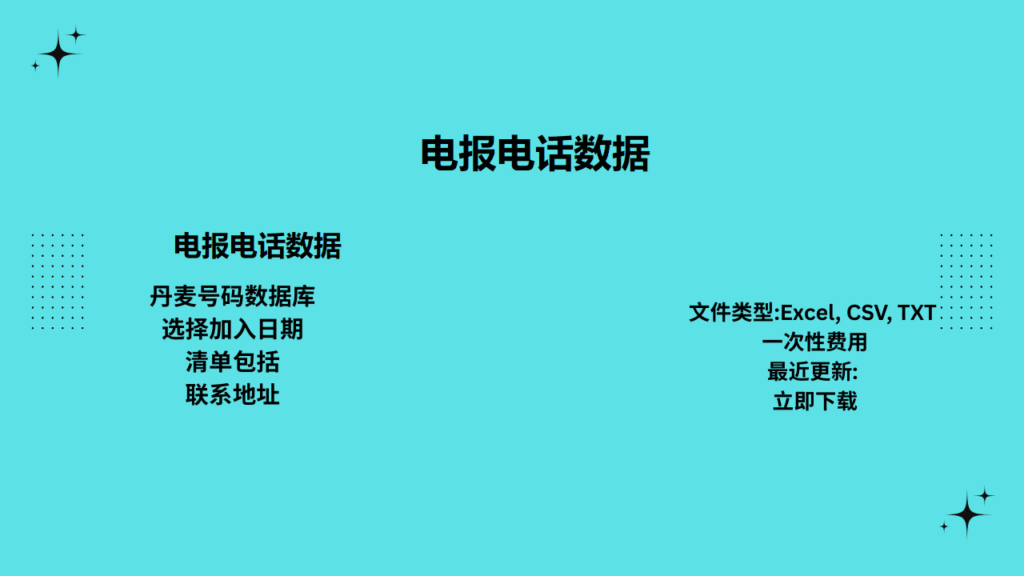 喀麦隆电报电话数据
